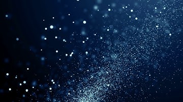 Particles blue bokeh dust abstract light motion titles cinematic background loop