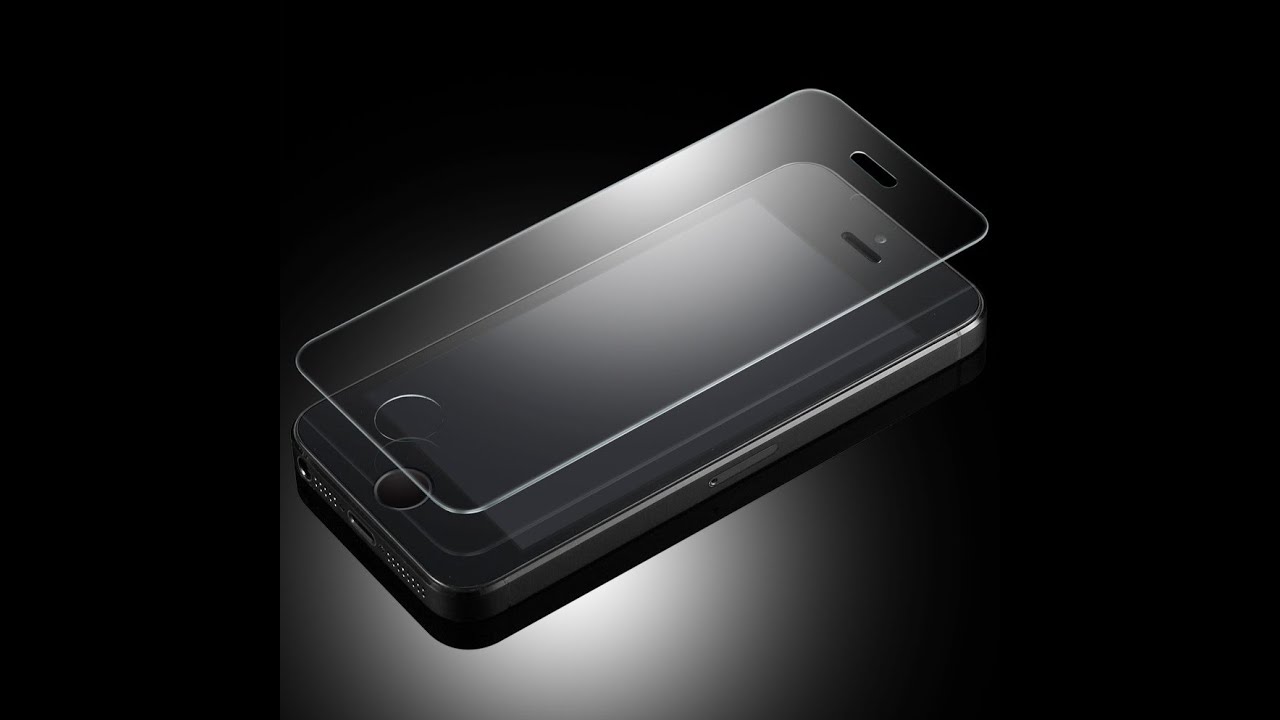 ПРИКЛЕЙКА ЗАЩИТНОГО СТЕКЛА IPHONE 5S - YouTube