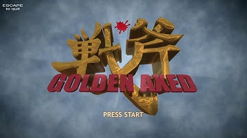 Golden Axed: A Cancelled Prototype playthrough. NO COMMENTARY