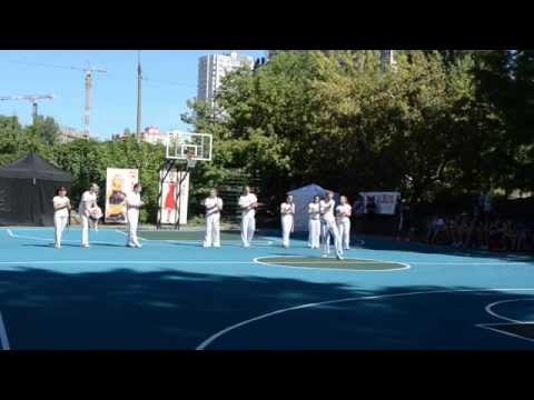 Capoeira Senzala performance Kiev (Professor Berimbau group)