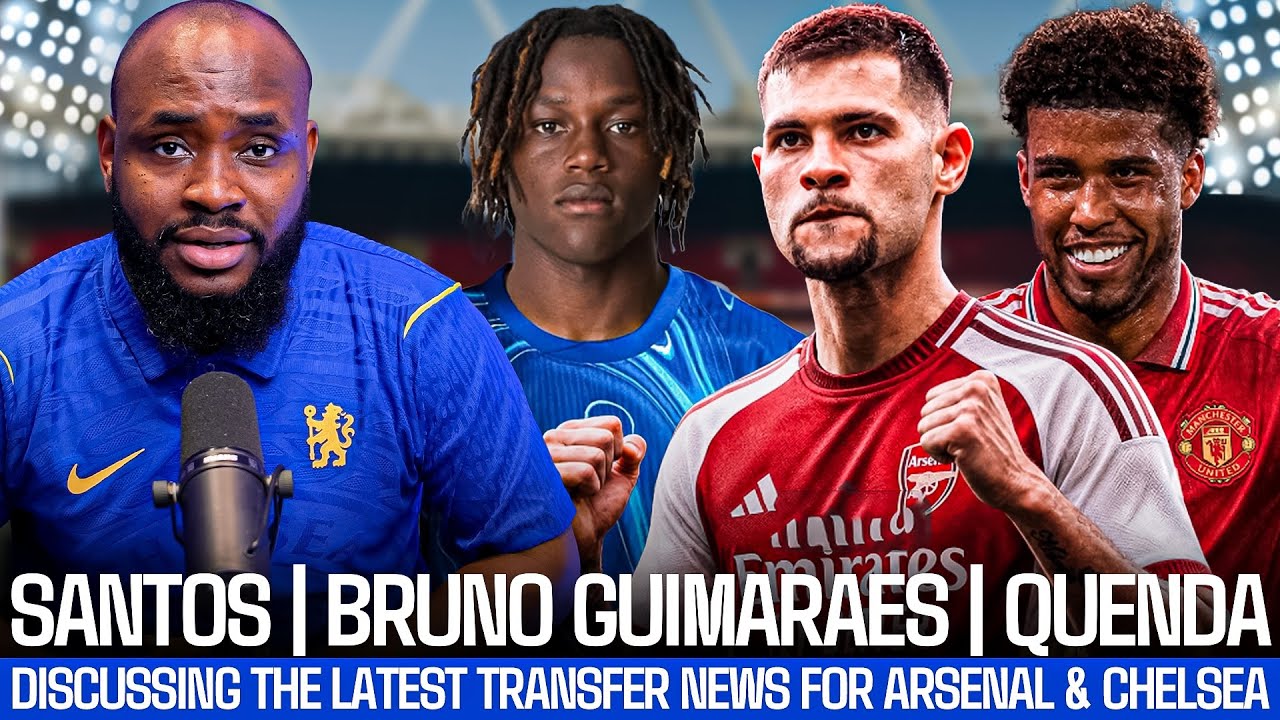 ANDREY SANTOS to MAN UNITED | GUIMARAES TO ARSENAL | QUENDA IN CHELSEA NOW & MORE #chelsea #arsenal 
