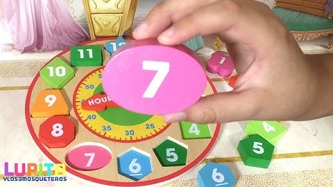 learn Colors, Numbers, and Shapes with my Shape Sorting Clock