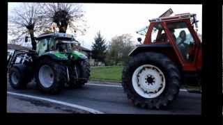 Deutz k610 vs Fiat 180/90 Ringraziamento san protaso 2012