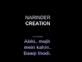 abhi mujh mein kahin sonu nigam Karaoke