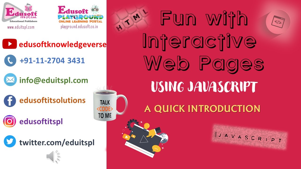 Quick JavaScript: Fun with Interactive Webpages - YouTube