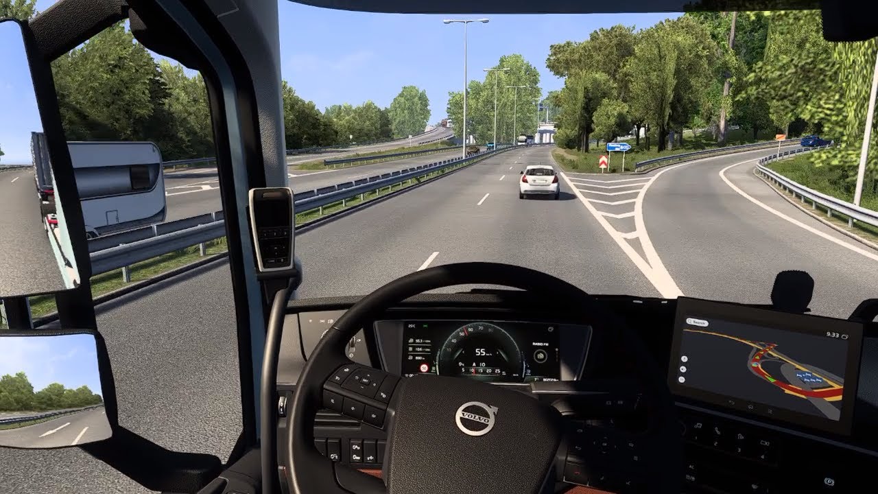 Euro Truck Simulator - Map 1 Gameplay Volvo