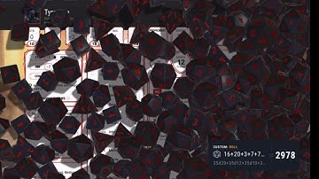 Rolling 100 of each dice in dnd beyond