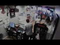 Robbers get locked in cellphone store, crowd watches and laughs