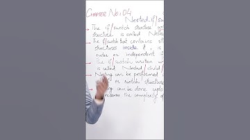 PGC lectures-Inter Part 2-KPK Board-Computer Science-Chapter 4 - Nested if Structure its Syntax