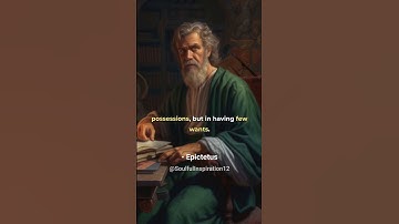 Unlock the Secret to True Wealth: Embrace the Wisdom of Epictetus. #epictetus #stoicism #shorts