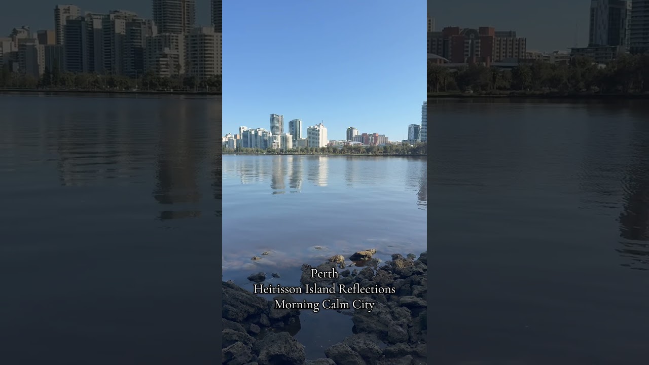 Morning calm skyline reflection.