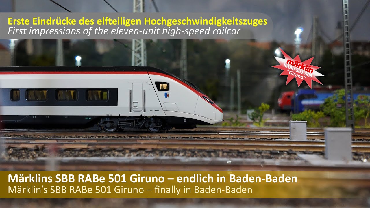 SBB RABe 501 “Giruno“ von Märklin (39810)