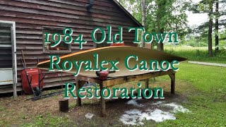 1984 Old Town Royalex Canoe Restoration