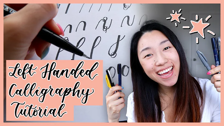 🖋LEFT-HANDED BRUSH LETTERING CALLIGRAPHY: Ultimate Beginner Guide for Lefties Learning Calligraphy