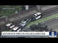Bajo custodia sospechoso de emberstir a policía con su auto