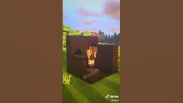 TUTORIAL TO MAKE A SIMPLE SURVIVAL HOUSE🤔