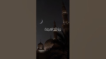 وَإِذَا ذُكِرَ اللَّهُ وَحْدَهُ||سورة الزمر #ماهر_المعيقلي 🤍🌱