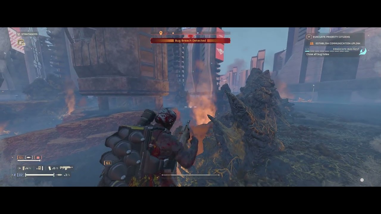 Helldivers 2 | Eruptor Level 10 Super Helldive Difficulty with 707 ...