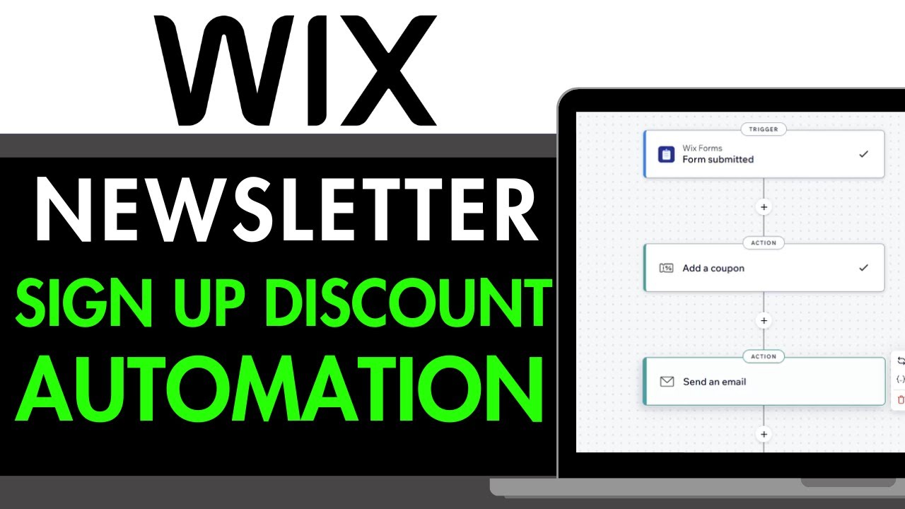 How to Make a Newsletter Sign Up Discount Automation on Wix 2025 (Full ...