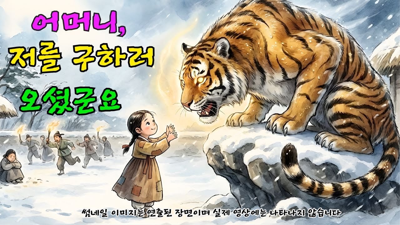 눈보라 속 버려진 핏덩이, 호랑이 젖을 먹고 살아난 기적의 아이 설화 ㅣ옛날이야기 ㅣ민담 ㅣ오디오북ㅣ전설ㅣ설화 ㅣ야담