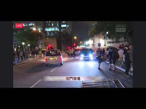 30/10/2019 屯門拆鐵欄暴徒