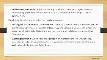 Effektive Datenvalidierung implementieren: Warum Sie sich nicht ausschließlich auf Ihre Datenbank v