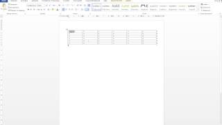 Ввод данных и перемещение в таблице Microsoft Word Ввод данных и перемещение в таблице Microsoft Word
