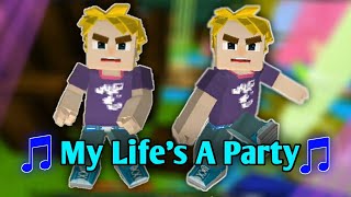 Using My Life's A Party To Dance In Blockman Go (Special 100k subs)