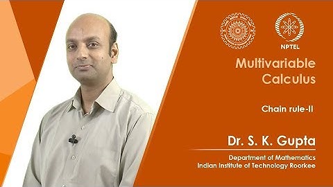 Lecture 10: Chain rule-II