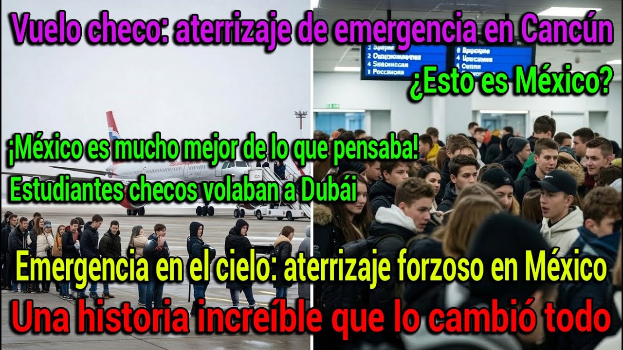 TORMENTA EN CANCÚN: CÓMO MÉXICO CAMBIÓ LA MENTE DE ESTUDIANTES CHECOS