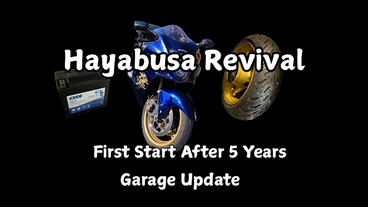 Hayabusa Revival: First Start After 5 Years! 🔧🔥 | Garage Update 4K