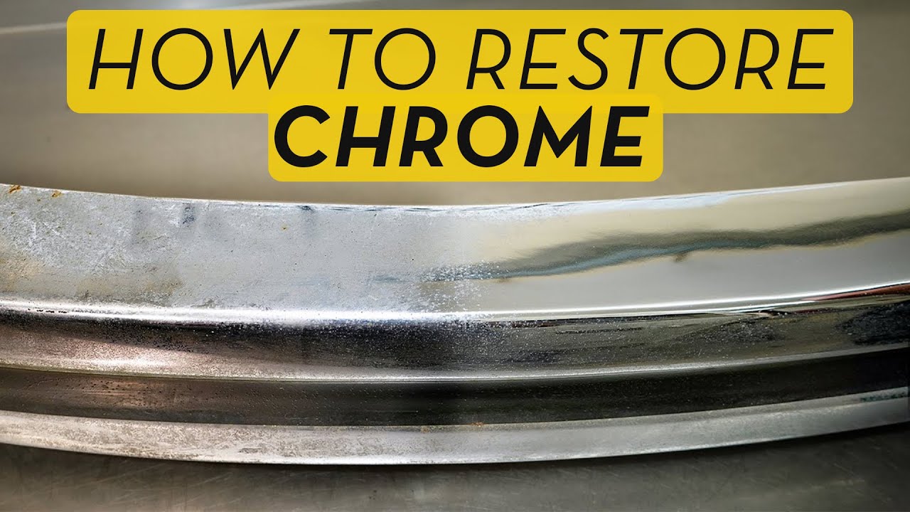 How to Polish Old Rust Stained Chrome Wheels : 4 Steps (with