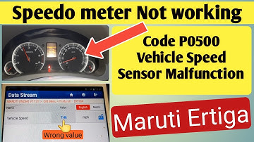 DTC P0500 Vehicle Speed Sensor Malfunction  #Maruti#Ertiga#Swift