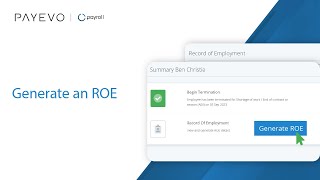 How to generate an ROE | PayEvo