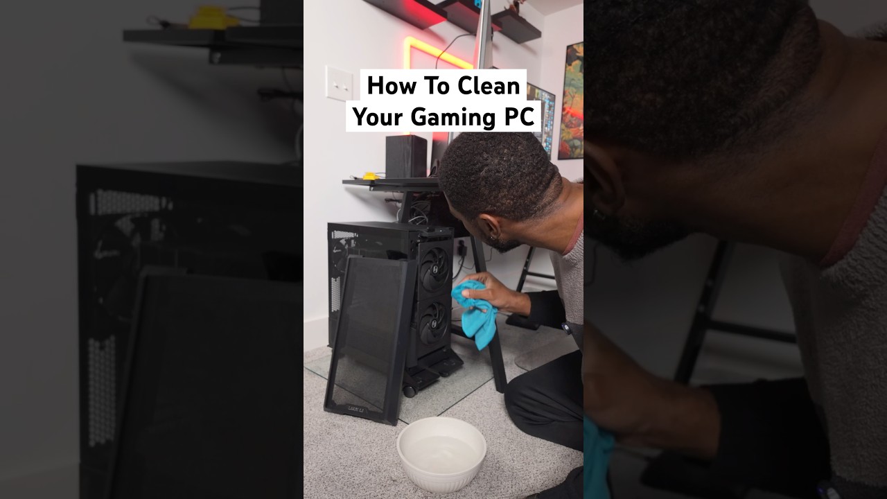 ⁣How NOT to clean your Gaming PC 😭