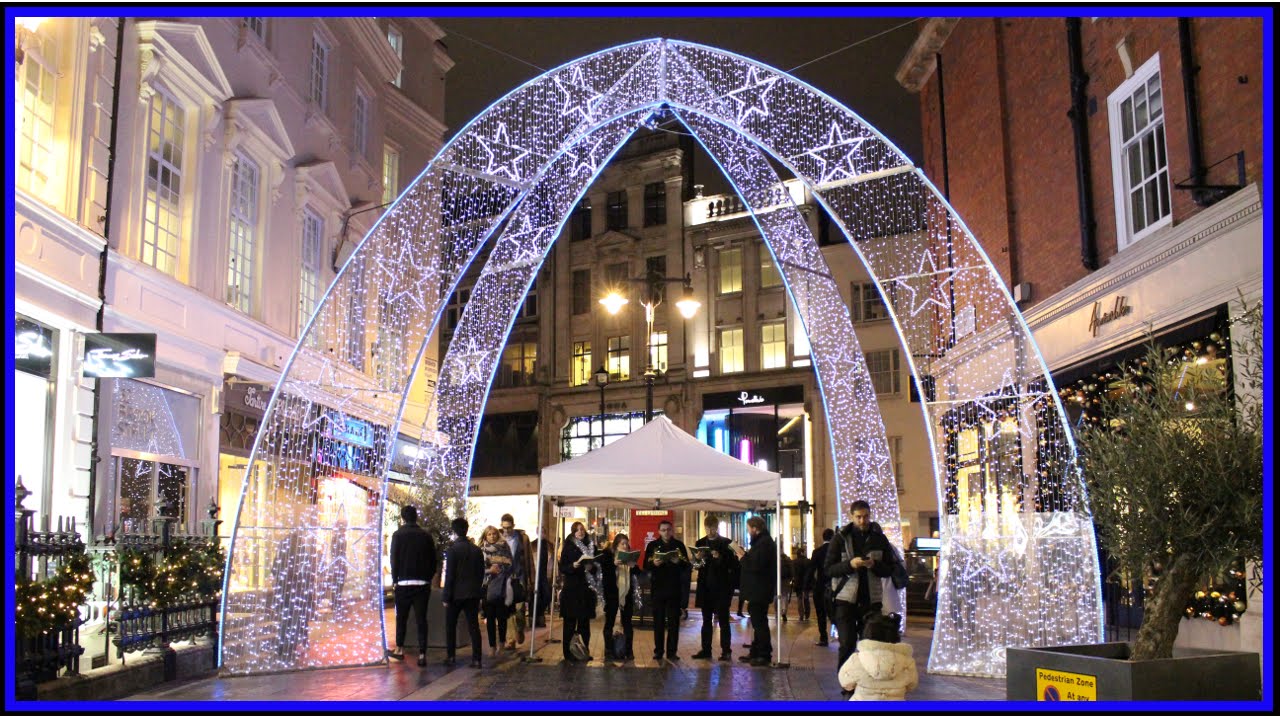 Christmas time South Molton Street London YouTube