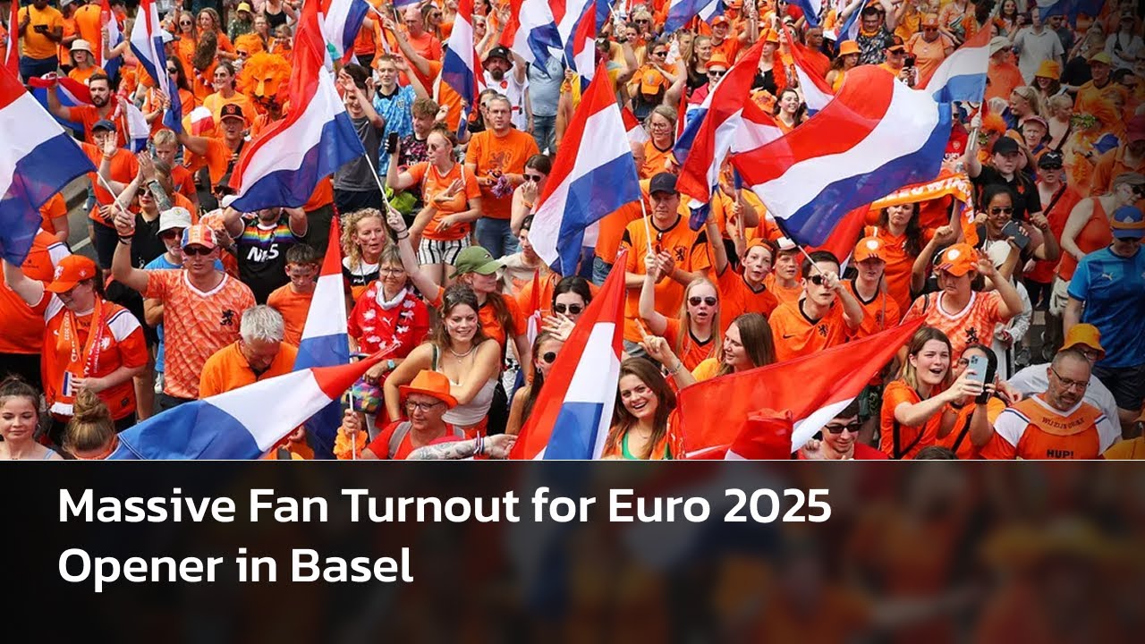 Euro 2025: Fans Gather for Switzerland vs Norway | Basel Buzz | AD1Z