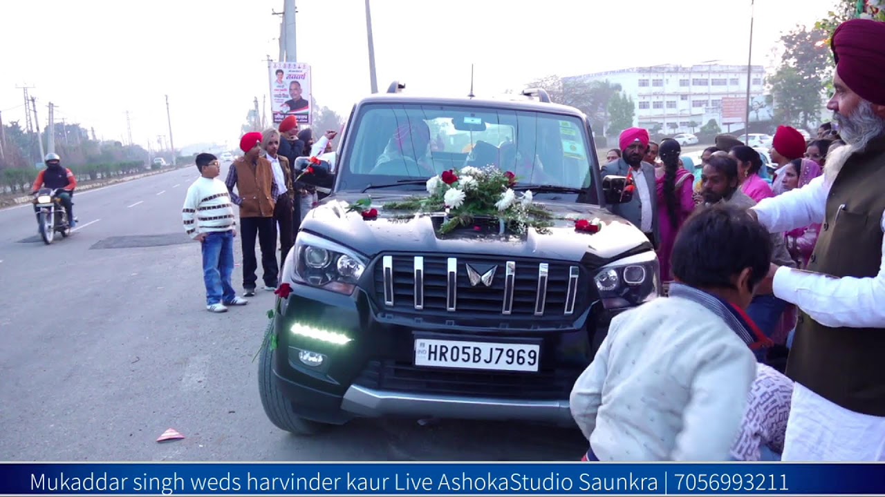Mukaddar singh   weds  harvinder kaur  Live  AshokaStudio Saunkra | 7056993211