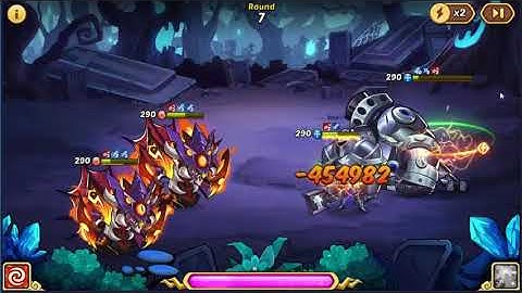 Idle Heroes Seal Land 10 with Double Skerei
