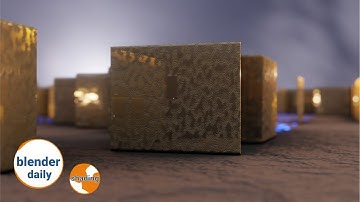 The golden labyrinth | The shading of Geonodes tip 43