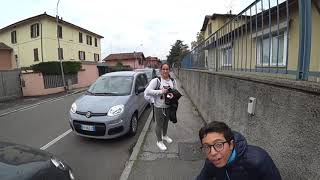 Italy. Lombardy. City Of Como. Walk Through The Streets.