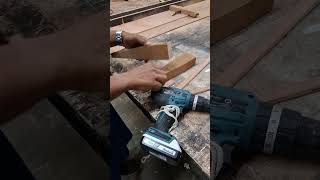 tips and tricks for screwing #woodworking #trick #carpenter