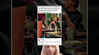 Tom Hiddleston causally dining went viral because his reflection looks like loki Tom Hiddleston causally dining went viral because his reflection looks like loki