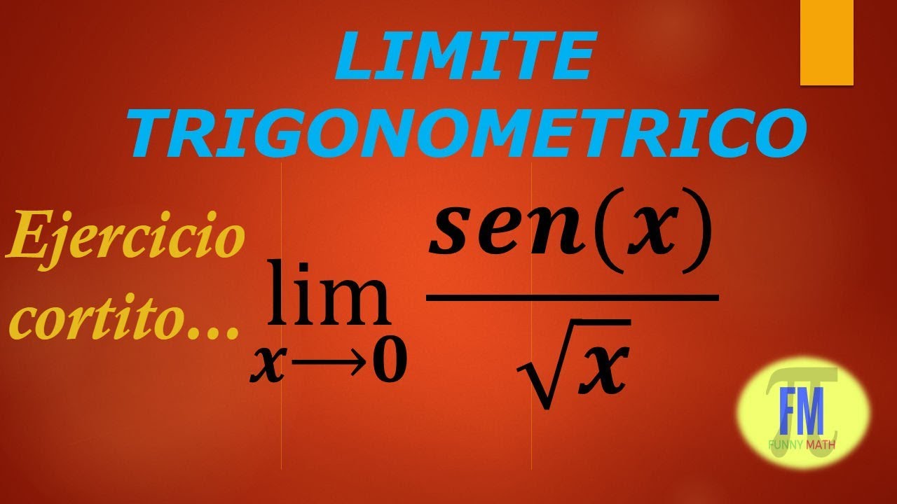 Limite trigonométrico - Nivel básico ...ejercicio cortito