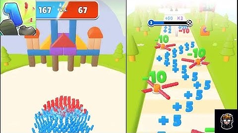 Number Run 3D Gameplay Walkthrough