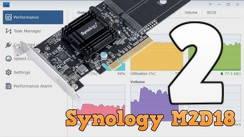 Synology M2D18 Performance Test 2 - SSD Volume WITH SSD Cache