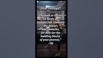 Overcoming Obstacles on the Path to Success