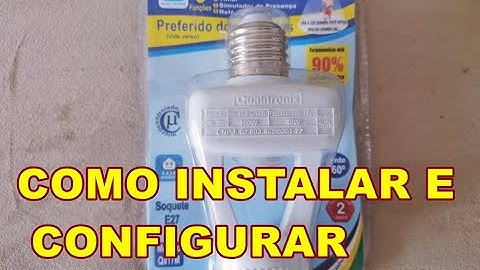 SENSOR DE PRESENÇA, INSTALAÇÃO E CONFIGURAÇÃO ,SUPER FACIO.