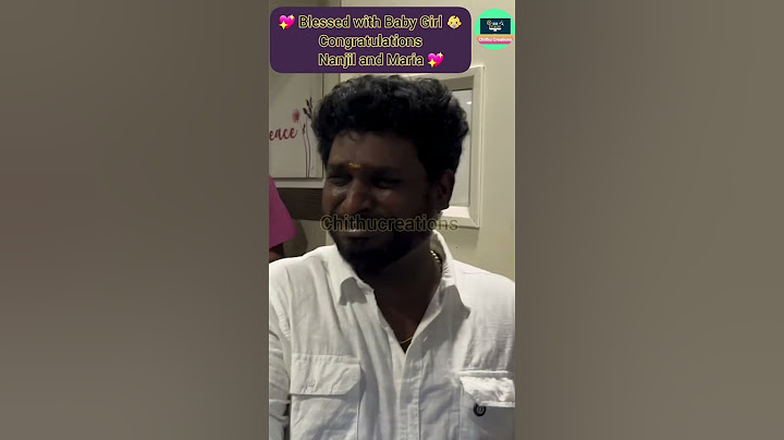 Nanjil Vijayan and Maria Blessed with Baby Girl #babygirl #nanjilvijayan #shorts