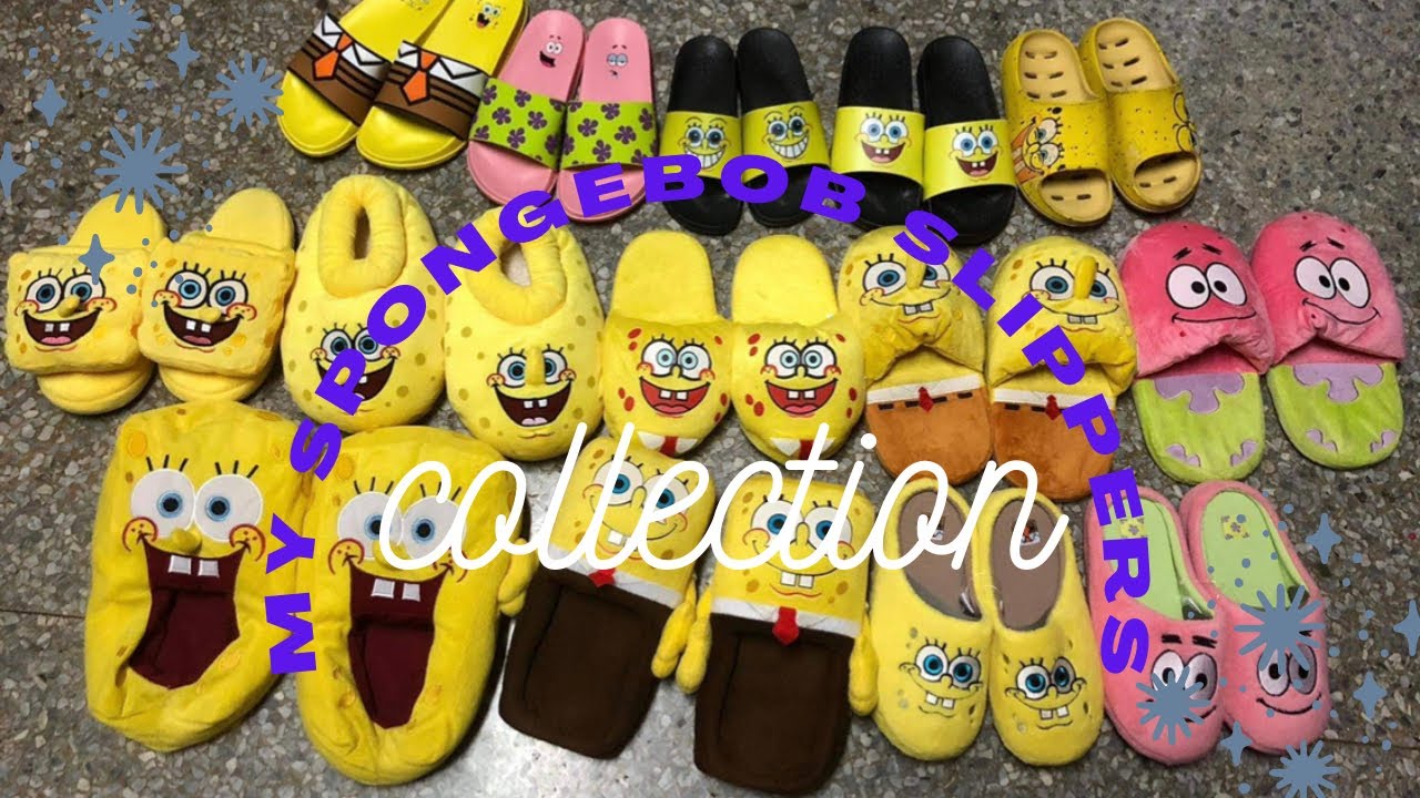 MY SLIPPERS COLLECTIONS SPONGEBOB LIMITED COLLECTIBLES 